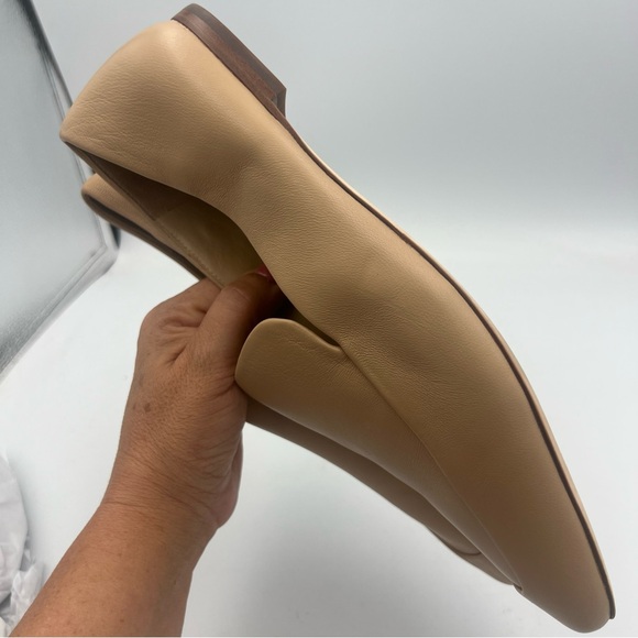 VINCE Brette Loafer ALL Leather Tan Women’s Size EU 38.5 US 8.5 Comfort NEW - Picture 14 of 16